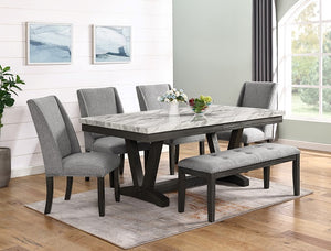 WEEKLY or MONTHLY. Vance Rectangle Table  & 4 Chairs & Bench