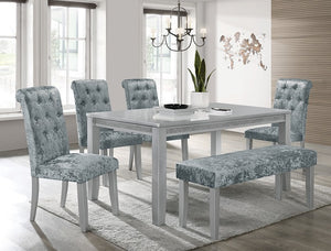 WEEKLY or MONTHLY. Welcome to my Vela Dining Table & 4 Chairs & Bench