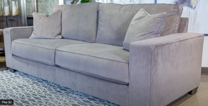 WEEKLY or MONTHLY. Angleton Soft Velvet Sandstone Couch and Loveseat