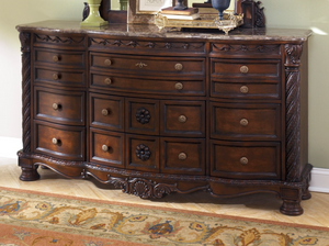 WEEKLY or MONTHLY. Old World North Shore Dresser