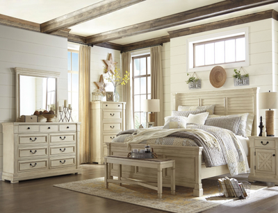 WEEKLY or MONTHLY. Bollanburge QUEEN Bedroom Group