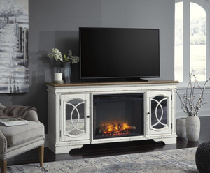 WEEKLY or MONTHLY. Raylene 74" Media Console with Fireplace Unit