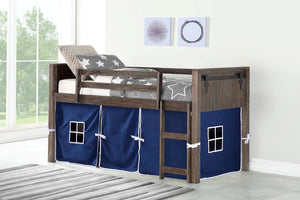 WEEKLY or MONTHLY. Low Loft Bunk Bed in Brushed Shadow