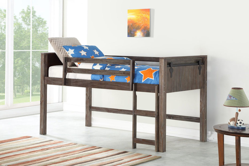 WEEKLY or MONTHLY. Low Loft Bunk Bed in Brushed Shadow