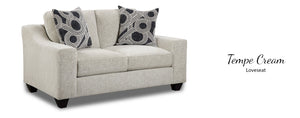 WEEKLY or MONTHLY. Temple Cream Couch Set