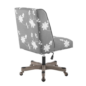 WEEKLY or MONTHLY. Gray Embroided Office Chair