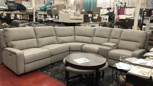 WEEKLY or MONTHLY. Medford Tan Triple Power Reclining Sectional