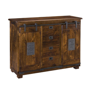 WEEKLY or MONTHLY. Jupiter Ironworks 4-Drawer Media Console