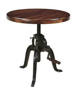WEEKLY or MONTHLY. Manchester Round Adjustable Accent Table