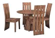 WEEKLY or MONTHLY. Brownstone Round Table & 4 Side Chairs