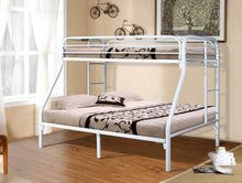 WEEKLY or MONTHLY. Strong Metal Twin over Full Bunkbed in Black Finish