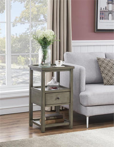 Cape Cod Grey Chairside Table