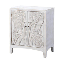 White Tropical 2-Door Chest or Cabinet