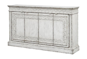 WEEKLY or MONTHLY. Sebastian Vintage White Media Console