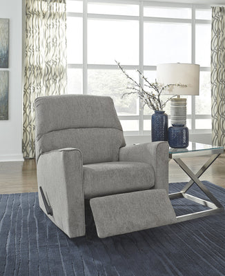 WEEKLY or MONTHLY. Beautiful Altaira Rocker Recliner in Alloy