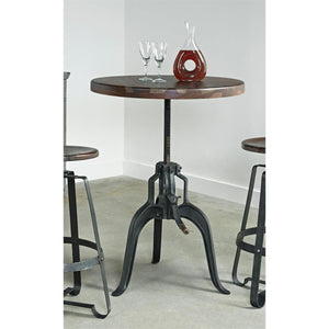 WEEKLY or MONTHLY. Kara Grey Round Adjustable Accent Table