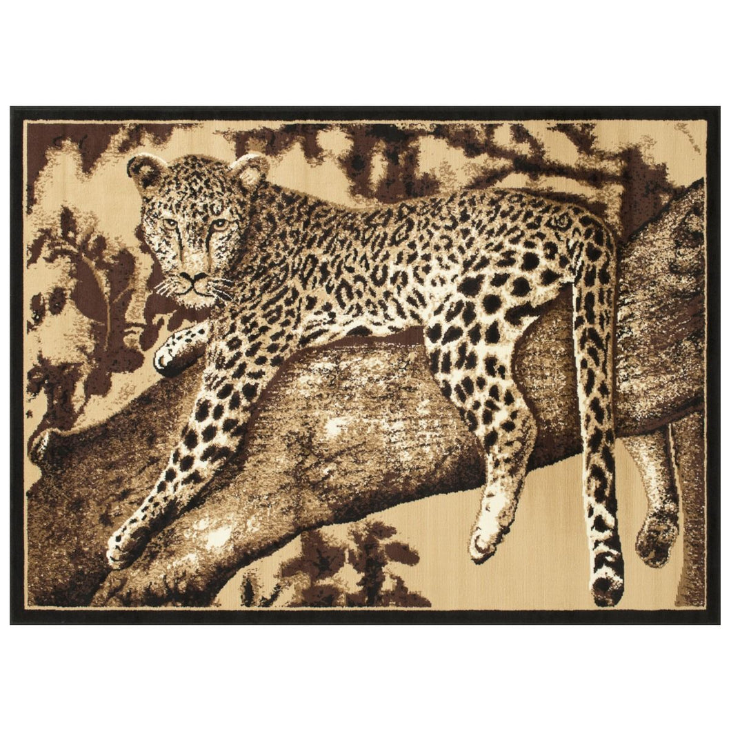 Leopard on a Tree Rug