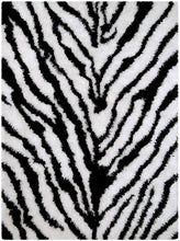 Zebra Skin Afro Shag Rug