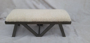 WEEKLY or MONTHLY. Benny Grey Upholstered Bench