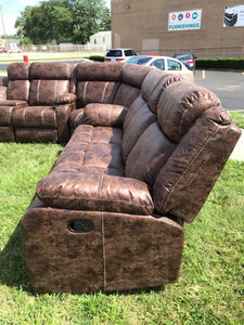WEEKLY or MONTHLY. Beauty Buckskin Sectional