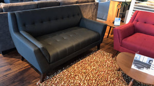 WEEKLY or MONTHLY. Super Netti Charcoal Couch and Loveseat