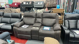 WEEKLY or MONTHLY. Colton 6x Power Genuine Leather Sectional