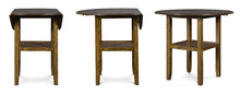 WEEKLY or MONTHLY. Gia Brown Drop Leaf Pub Table & 2 Pub Chairs