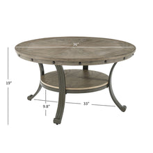 Franklin Pewter Coffee Table
