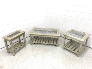 WEEKLY or MONTHLY. Artisan Grey Coffee Table