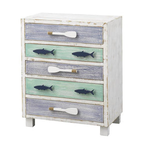 WEEKLY or MONTHLY. Fish Oar 3-Drawer Chest