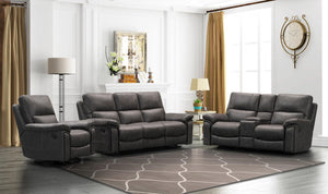 WEEKLY or MONTHLY. Tom Ryder MANUAL Gliding Reclining Sofa and Loveseat