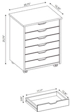 Large Grey 8-Drawer Storage Rolling Cart
