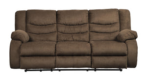 WEEKLY or MONTHLY. Tulen Brown Reclining Sofa and Loveseat