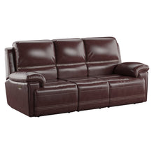 WEEKLY or MONTHLY. Bernie Brown Leather Power Couch and Loveseat with Power Headrest