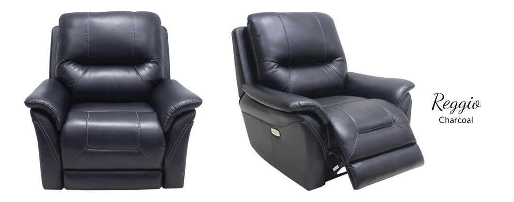 Weekly or Monthly. Reggie Charcoal Power Recliner