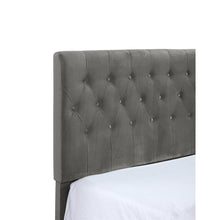 WEEKLY or MONTHLY. Light Grey Velvet Amelia King Bed