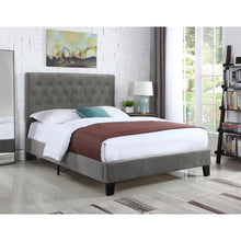 WEEKLY or MONTHLY. Light Grey Velvet Amelia Twin Bed