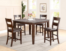 WEEKLY or MONTHLY. Blue Stone Pub Table & 4 Pub Chairs