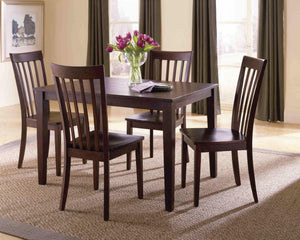 WEEKLY or MONTHLY. Chocolate Brown Dining Table & 4 Chairs