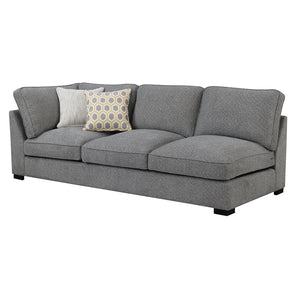 WEEKLY or MONTHLY. Repose Light Grey Chaise Sectional