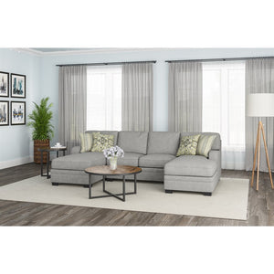 WEEKLY or MONTHLY. Gorgeous Annalise Chaise Cuddler Sectional in Grey